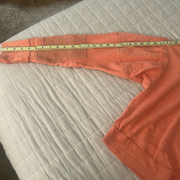 Classy and Comfy We the Free Orange 🍊 Long Sleeve Top with Thumb holes - Picture 11 of 11